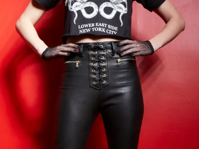 The Cast NYC Custom Tight Leather Pants
