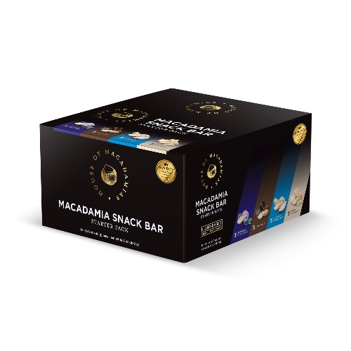 Macadamia Snack Bar Variety Pack (4 Flavors, 12 Bars)