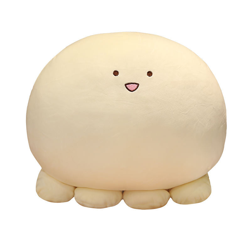 DowDow Octopus Plush: Adorable Korean TV Characters - White / 23cm