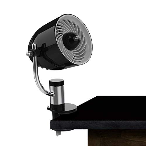 Vornado PIVOTC Personal Air Circulator Fan with Multi-Surface Clip, Black (CR1-0387-06) - Pivot Clip - Black