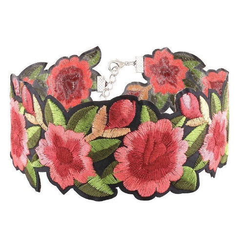 Djuna Floral Choker by Marigold Shadows - One Size