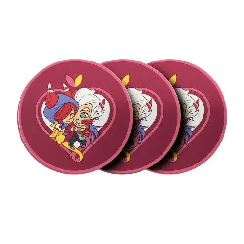 Set sottobicchieri Xayah e Rakan |  Negozio Riot Games