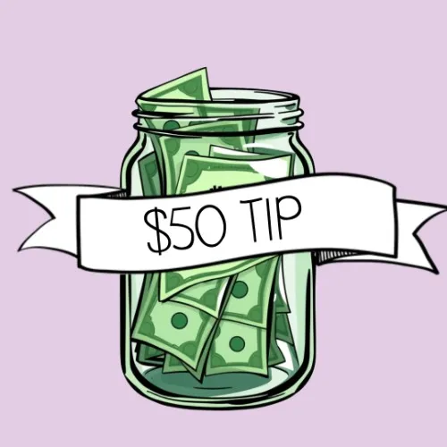 $50 Tip