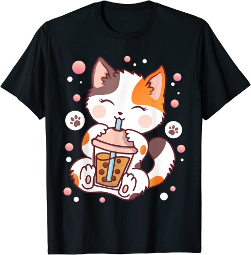 Cat Boba Tea T-Shirt