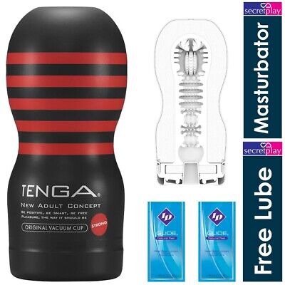 Tenga Original Vacuum Cup with lube for mommy