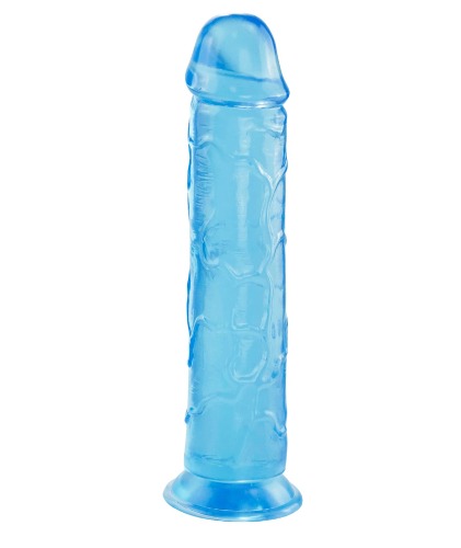 Realistic Blue Dildos, 7 inch Small Suction Cup Dildo Sex Toys for Women, Anal - Small (Pack of 1) Blue