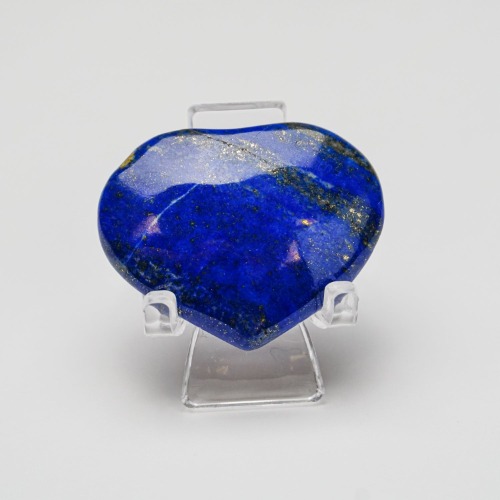 Polished Lapis Lazuli Puff Heart from Afghanistan (10 grams)