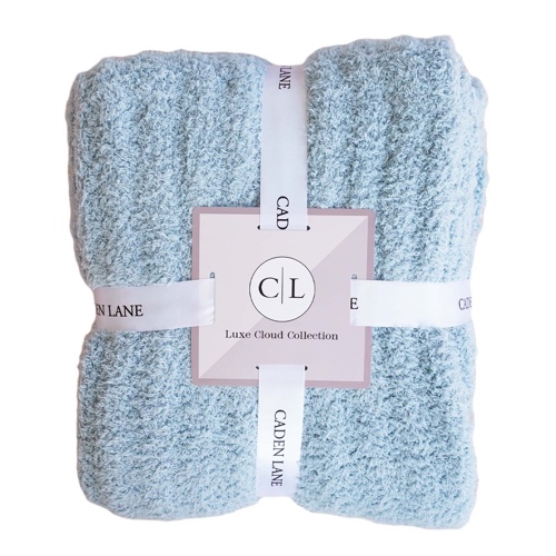 CuddleLane™ Luxe Blankets | Solids | Baby Blanket (40" x 30") / Slate Blue