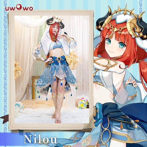 Uwowo Genshin Impact: Nilou Sumeru Hydro Female Cosplay Costume | 【Pre-sale】Set A M