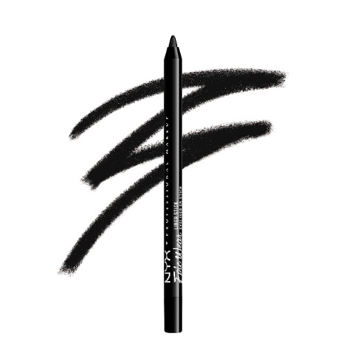 NYX PROFESSIONAL MAKEUP Epic Wear Liner Stick, Long-Lasting Eyeliner Pencil - Pitch Black - 08 Pitch Black
