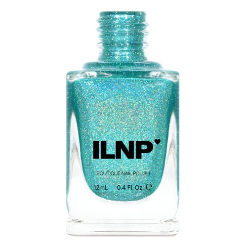 ILNP Beach House - Aqua-Blue Ultra Holo Nail Polish - Beach House 0.4 Fl Oz (Pack of 1)