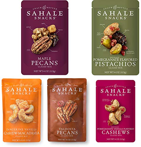 Sahale Snacks VARIETY MIX, 4 OZ (PACK OF 5 BAGS)