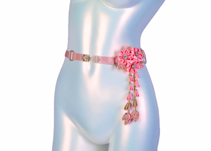 Catzo Pink Kanzashi belt