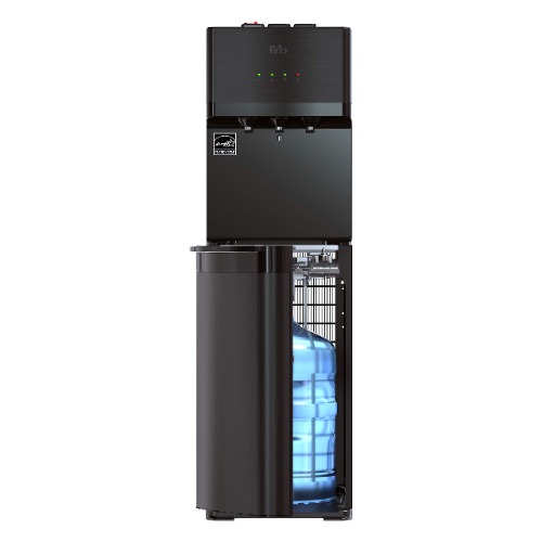 Brio Self Cleaning Bottom Loading Water Cooler Water Dispenser – Black Stainless Steel - 3 Temperature Settings - Hot, Room & Cold Water - UL / Energy Star Approved - 