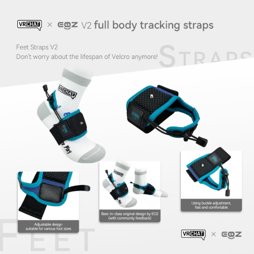VRChat x EOZ Straps V2 | Feet Straps V2.5 (L&R)