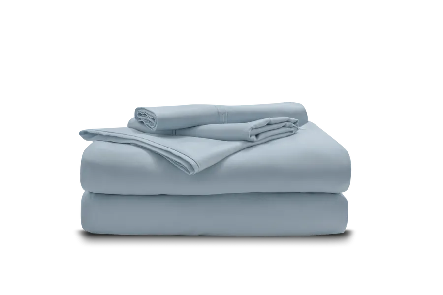 Miracle Sheet Set by Miracle Brand - King / Sky Blue / Signature (Percale)