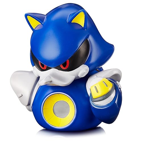TUBBZ First Edition Metal Sonic Collectable Vinyl Rubber Duck Figure - Official Sonic The Hedgehog Merchandise - Retro Video Games, Movies & TV - Metal Sonic (Bathtub)