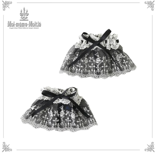 Rose Cross Lace Cuffs