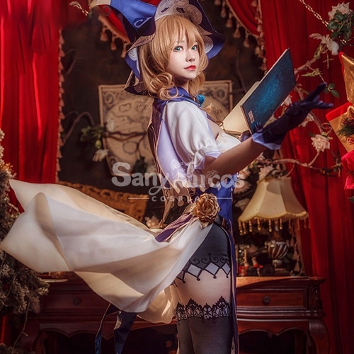 【In Stock】Game Genshin Impact Cosplay Lisa Cosplay Costume - S