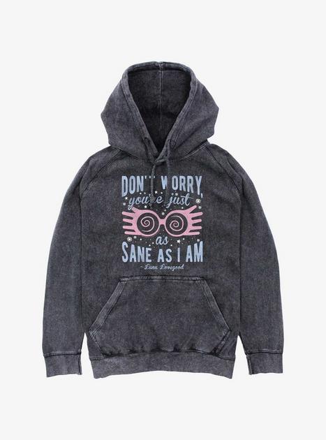 Harry Potter Just As Sane As Luna Mineral Wash Hoodie | Hot Topic