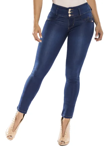 Curvify High Waisted Butt Lifting Stretch Jeans | Slimming Lift Skinny Jeans 837