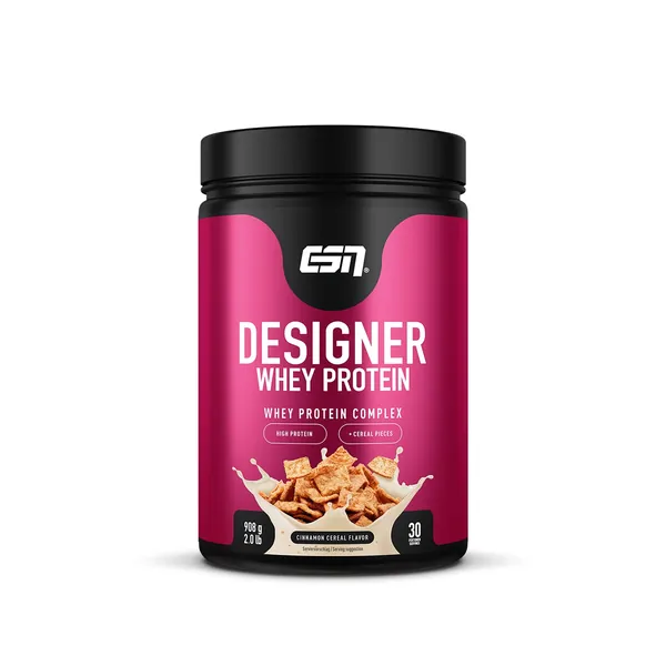ESN Designer Whey Protein Pulver, Cinnamon Cereal, 908g Dose