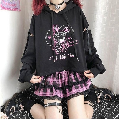 Chainsaw Bunny Hoodie - XL