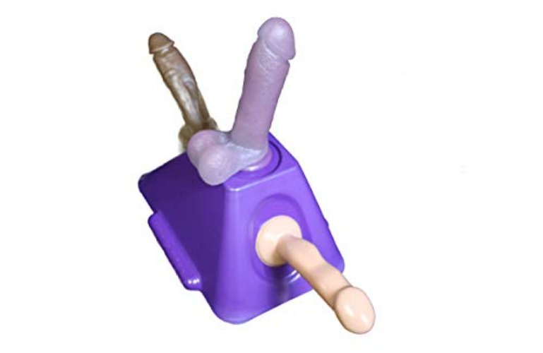 TOM v2 "The Other Man" Suction Dildo Mount - Purple