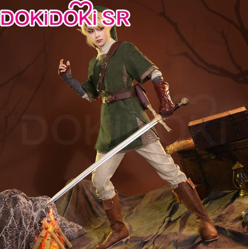 【Ready For Ship】【Size S-3XL】DokiDoki-SR Game  Cosplay Costume Green Suit / Boots | S