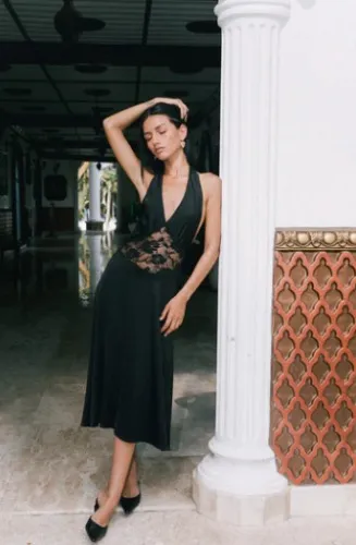 Vintage inspired evening dress