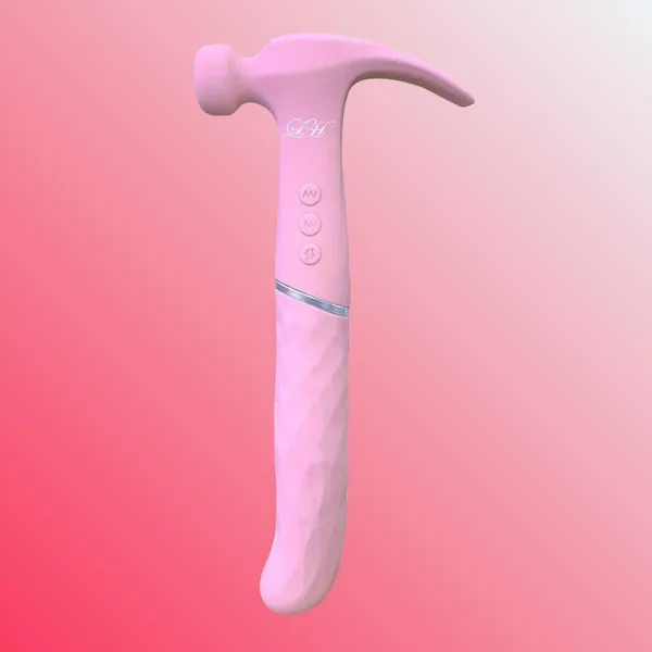 Love Hamma Curved Multi-Function Vibrator - Pink by Condomania.com