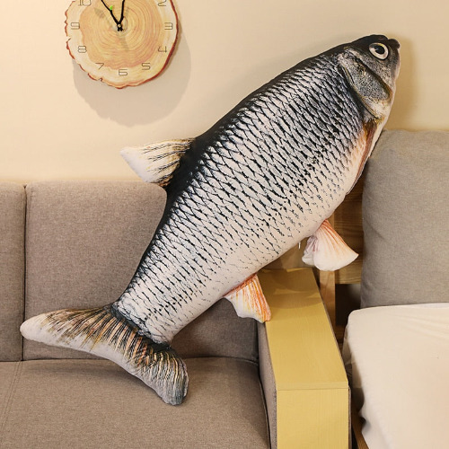 Lifelike Fish Plushies (4 VARIANTS, 6 SIZES) - Carp / 23" / 60 cm