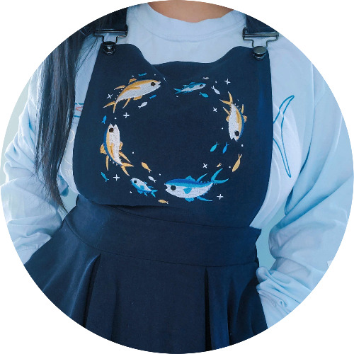 Tuna Shoals Pinafore - Medium