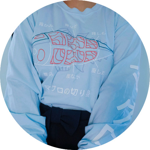 Cuts of Tuna Long-Sleeve Shirt - Medium