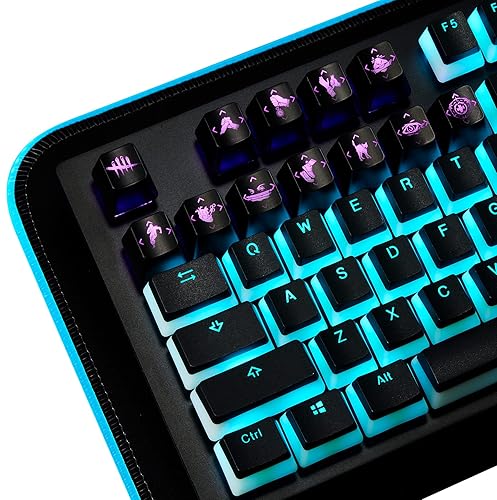 Dead by Daylight Custom Keycaps (Survivor Perk A) - Laser Engraved with Popular Survivor's Perks. Fit with Any Mechanical Keyboard. Dead by Daylight Gift for Gamers