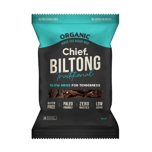Chief Grass Fed Biltong Traditional Beef 30 g