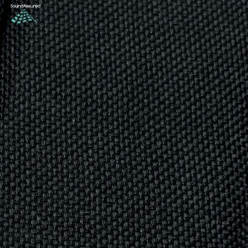Acoustic Fabric - Perfect For DIY Acoustic Panels! - Acoustically Transparent Fabric By The Yard - Black