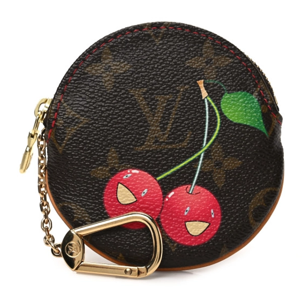 LOUIS VUITTON Monogram Cerises Round Coin Purse | FASHIONPHILE