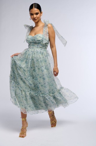 EMMA FLORAL MAXI DRESS | S