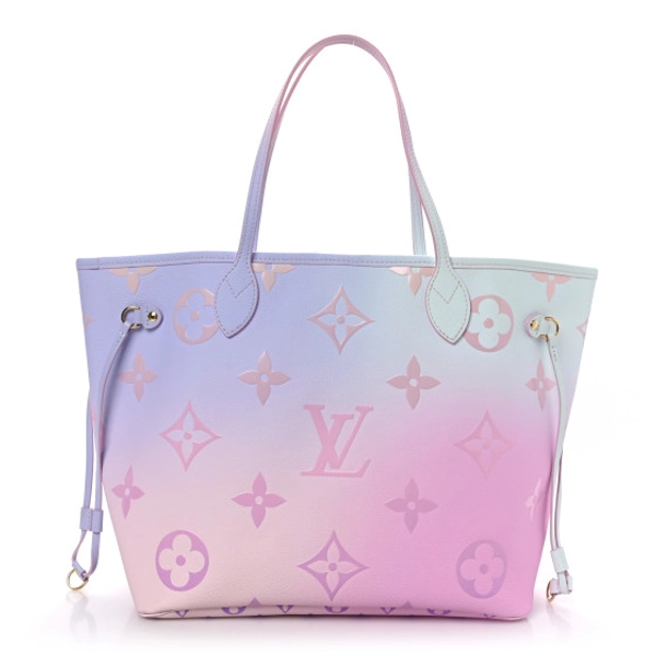 LOUIS VUITTON Monogram Giant Spring In The City Neverfull MM Sunrise Pastel | FASHIONPHILE