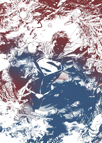 Superman RedBlue | Displate