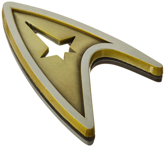 QMx Star Trek Beyond Magnetic Insignia Badge, Command - 