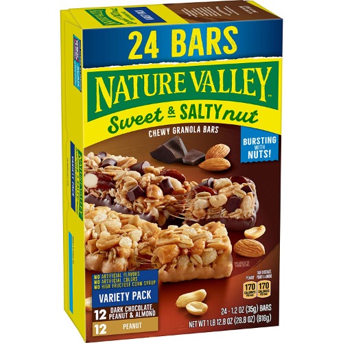 Nature Valley Granola Bars, Sweet and Salty Variety Pack, 24 Bars - Variety Pack