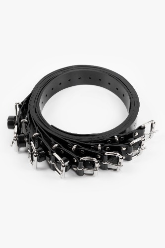 Bondage lockable segufix straps set 40 mm, black/chrome | Default Title