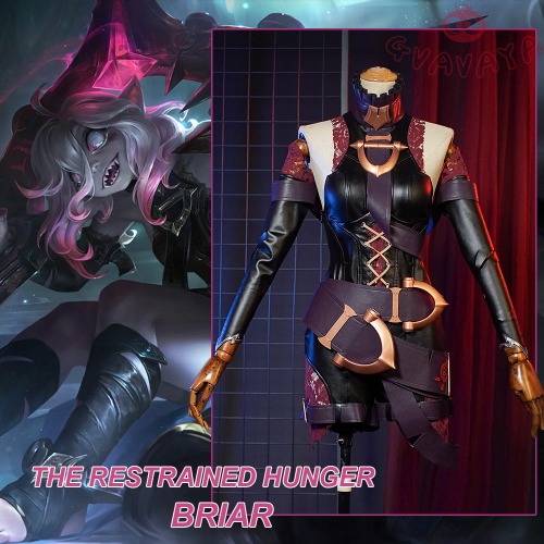 Gvavaya Game Cosplay League of Legends The Restrained Hunger Briar Cosplay Costume LOL Cosplay | L