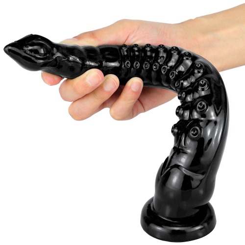 Soul Snatch | Toys: "Deep Invasion" Tentacle Dildo - Black