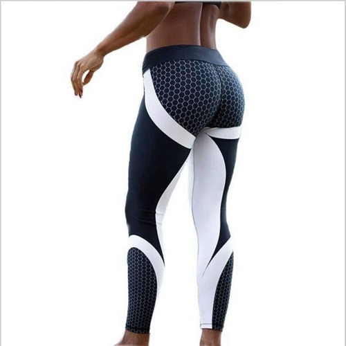 Push Up Yoga Fitness Leggings - Black / S