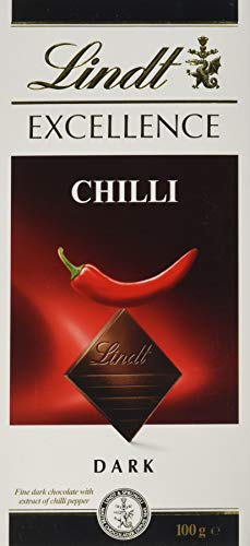 Lindt - Excellence - Dark Chilli - 100g (Pack of 5)