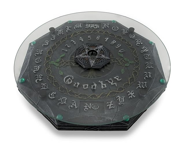Lisa Parker Tree Of Life Pentacle Glass Top Ouija Board Witch Pagan