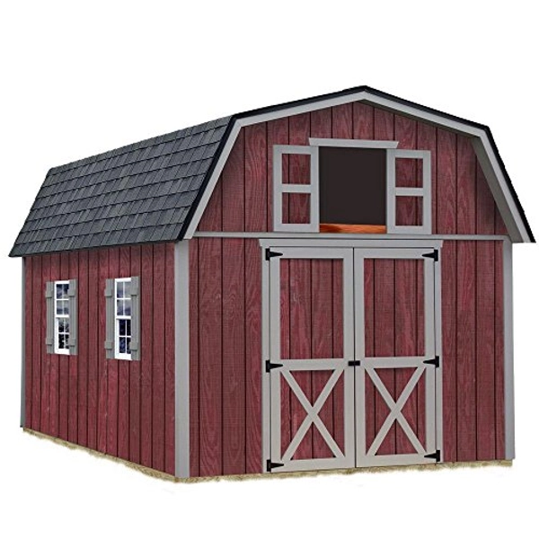 Best Barns Woodville 10 ft. x 12 ft. Wood Storage Shed Kit without Floor